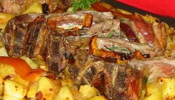 cordero asado
