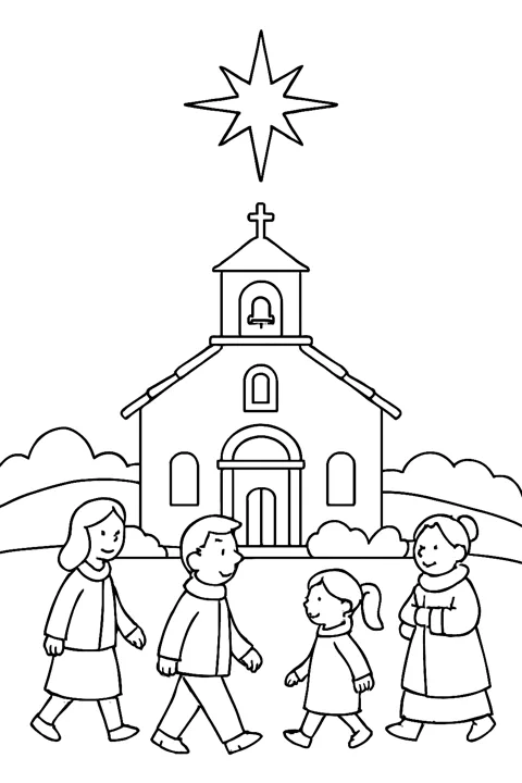 La iglesia del pueblo