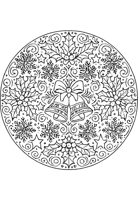 Mandala navideño