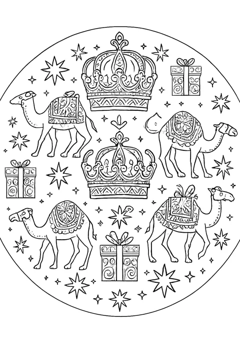 Mandala de los Reyes Magos